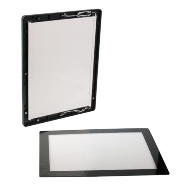 A3 LED Poster Holder with a stylish black frame for wall or counter use - Image 6