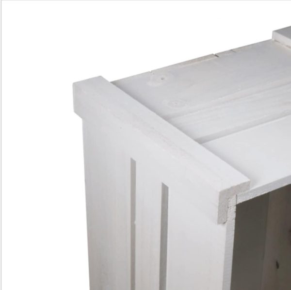 Create a stunning display with our White solid pine Display Crates in 3 sizes - Image 6