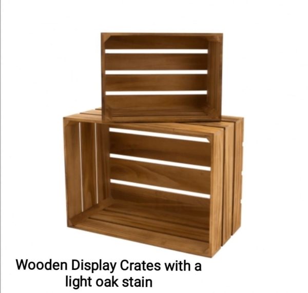 Wooden Display Crates are ideal for showcasing natural products, - Image 3