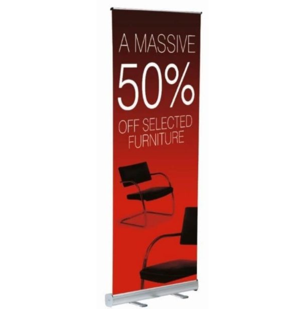 Single Sided Roller Banner Kit including base - Image 2