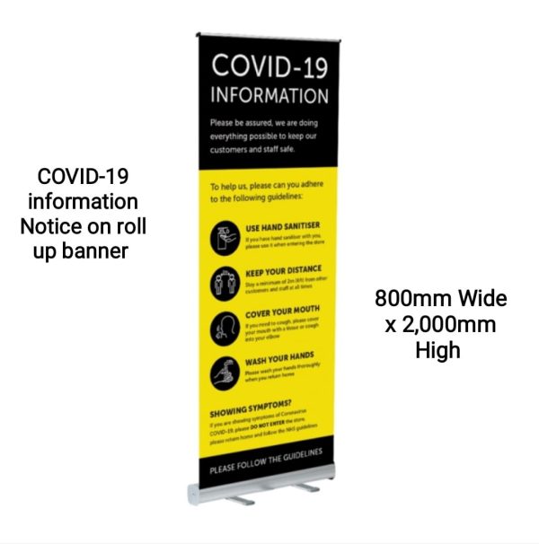 Single Sided Roller Banner Kit including base - Image 9