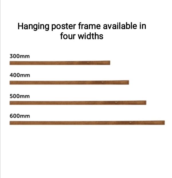 Wooden Magnetic Poster Hanger - Image 4