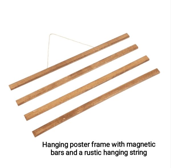 Wooden Magnetic Poster Hanger - Image 6