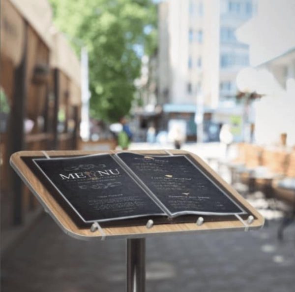 Modern restaurant lectern is for menu display and table bookings at your Business. - Image 3