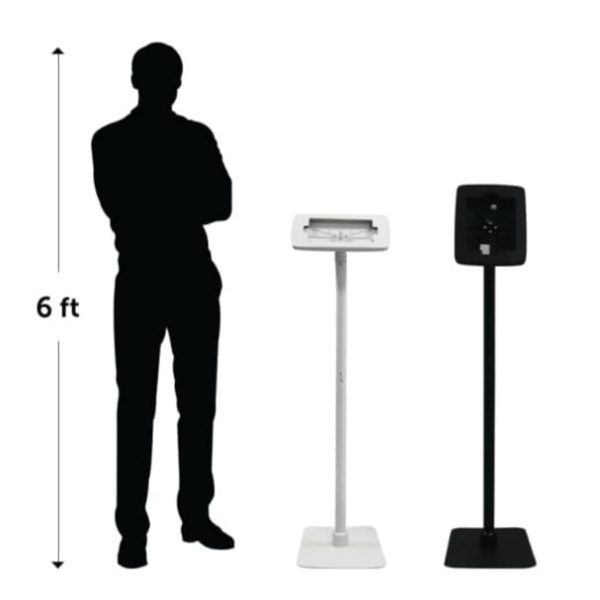 Secure Lockable iPad Holder available in black or white, - Image 9