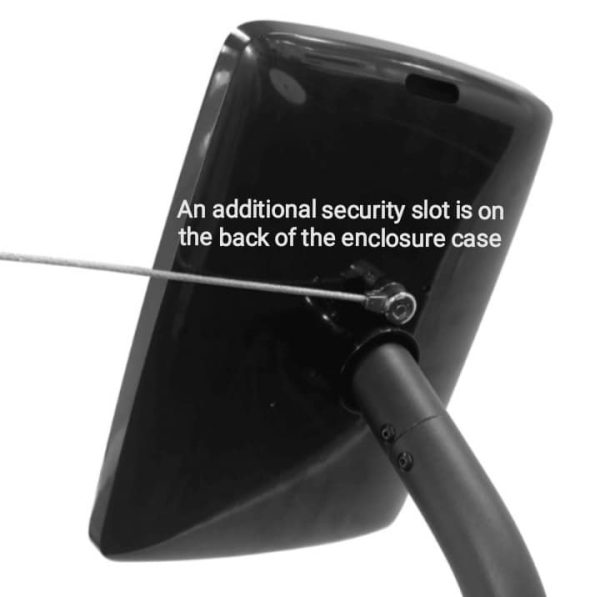 Secure Lockable iPad Holder available in black or white, - Image 3