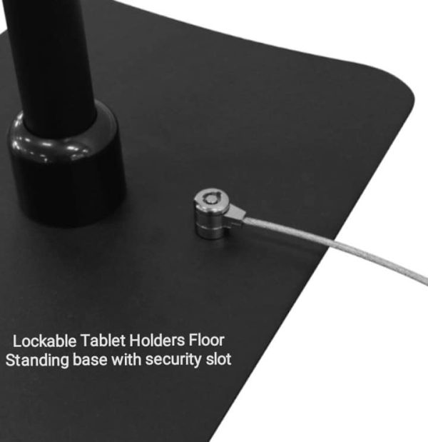 Secure Lockable iPad Holder available in black or white, - Image 2