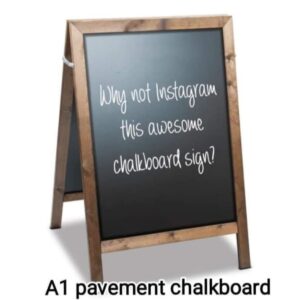 A1 Chalk Board Bundle offer is an ideal for Cafes, Restaurants, Hotels & Bars.