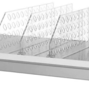 Helps to keep your products upright, organised and in line