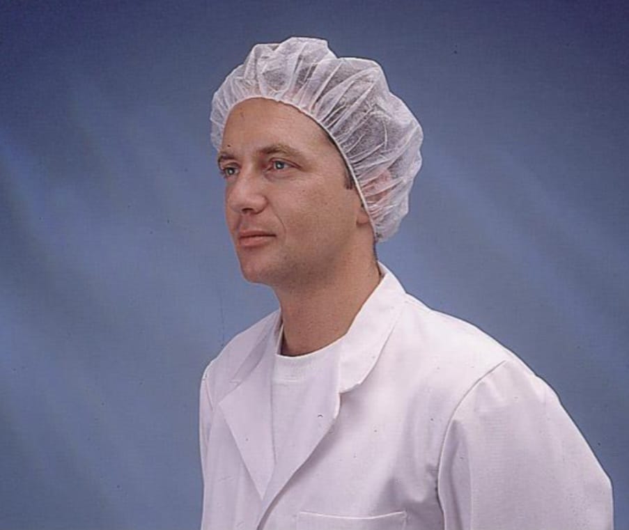 Non Woven Polypropylene Bouffant Caps.
