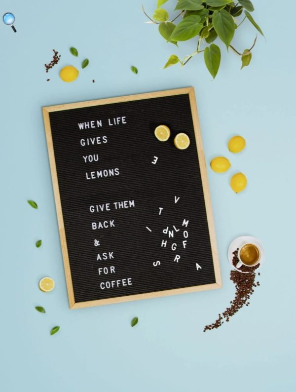 Our new Teak letterboards feature a wood style frame with felt surface and include 360 acrylic letter, numbers and symbols. - Image 3