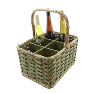 Our new Bottle Basket "Washed Green" is available in 2 Styles
