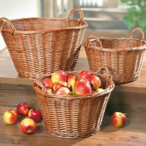Trapezoid Willow Baskets available in 2 different sizes