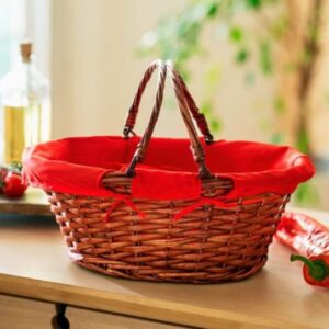 Our new Shopping Basket "Red/Brown"