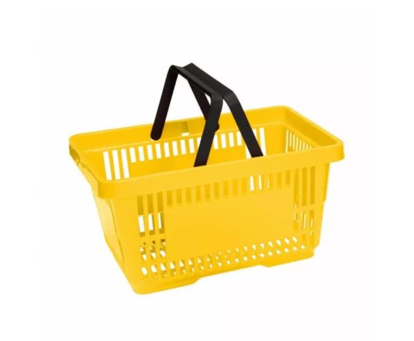20 Litre Plastic Shopping Baskets Available in 6 Colours.