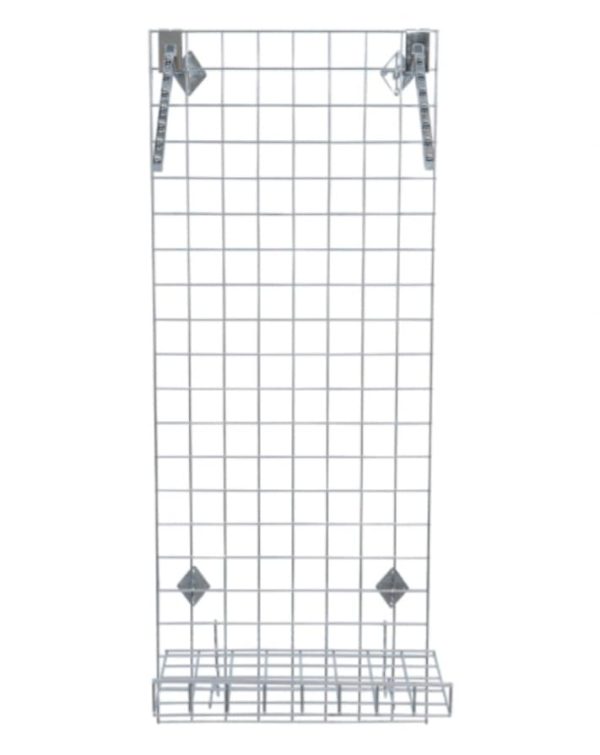 6ft Polished Chrome Gridwall Hanging Display Kits - Image 7