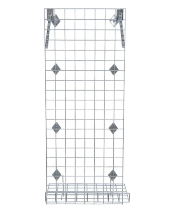 6ft Polished Chrome Gridwall Hanging Display Kits - Image 8
