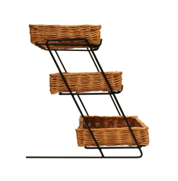 Our new Countertop Tiered Wicker Basket Display - Image 5