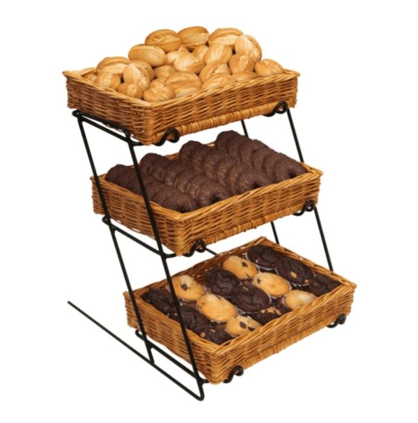 Our new Countertop Tiered Wicker Basket Display - Image 3