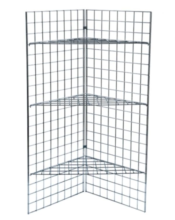 Gridwall Corner Display Kit for hanging and storing various products instore - Image 4