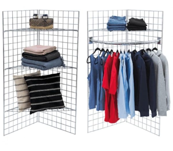 Gridwall Corner Display Kit for hanging and storing various products instore - Image 9