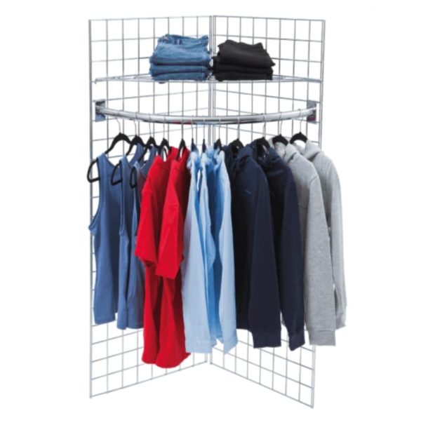 Gridwall Corner Display Kit for hanging and storing various products instore - Image 8