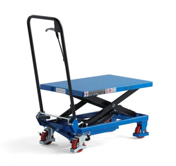 Our Lift trolley will take a 150kg load and lift height from 220mm -720mm