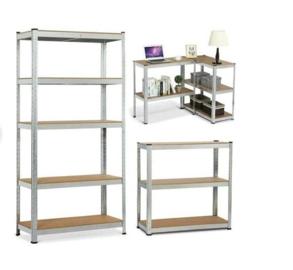 Boltless 5 Layer Garage Shelving Unit 1800mm High x 900mm Wide x 400mm Deep - Image 4