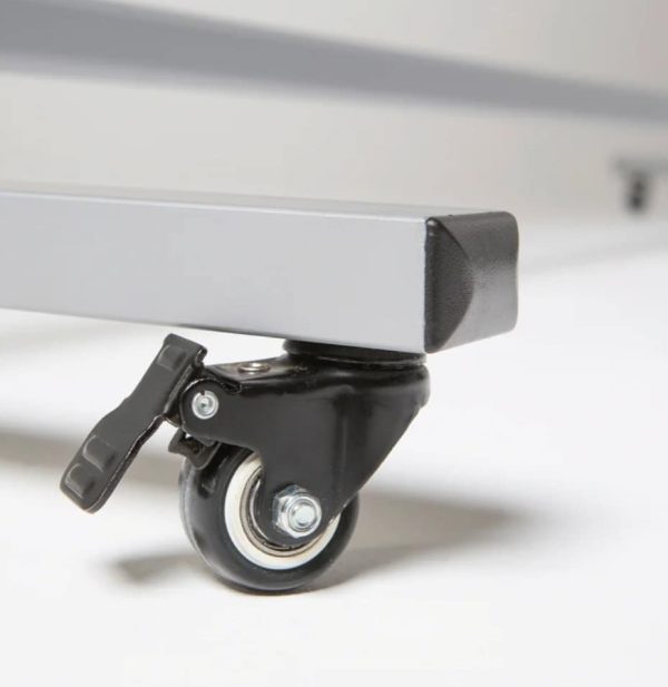 Revolving whiteboard on wheels with brakes. - Image 4