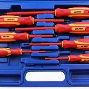 Our Professional 7 piece Insulated Electricians Screwdriver Set.