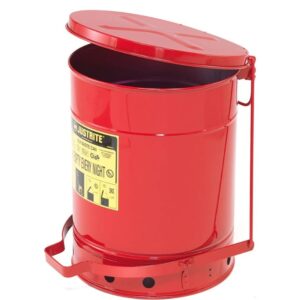 Oily waste safety bins available in 3 sizes.