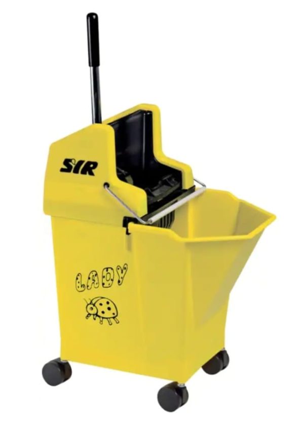 Enjoy sparkling-clean floors with SYR bucket with wringer