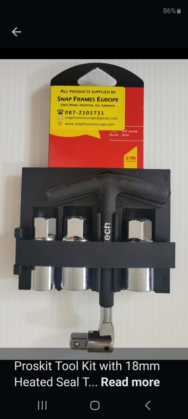 Proskit Tool Kit with 18mm Heated Seal T-Bar Tool & VDE Screwdrivers - Image 4