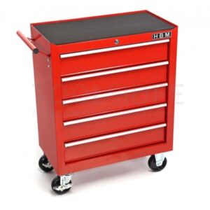 Small but neat HBM 5 drawer tool trolley.