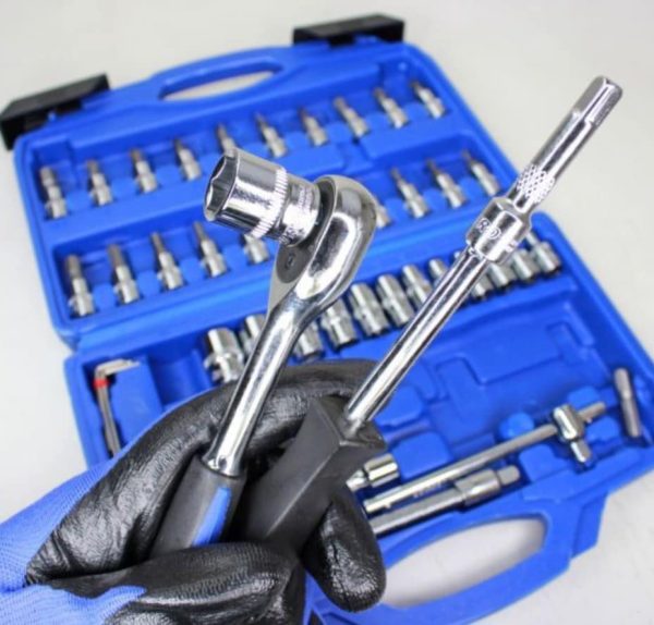46 piece 1/4 Dr Metric Socket Set" - Image 2