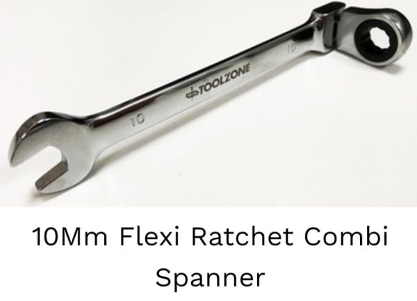 10mm Flexi Ratchet Combi Spanner - Image 4