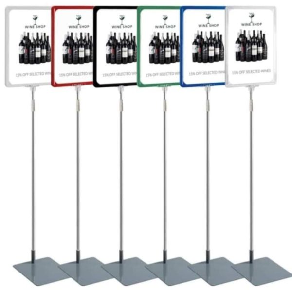 Freestanding showcard stand available in large & small sizes, ideal for Florists & Garden Centres. - Image 4