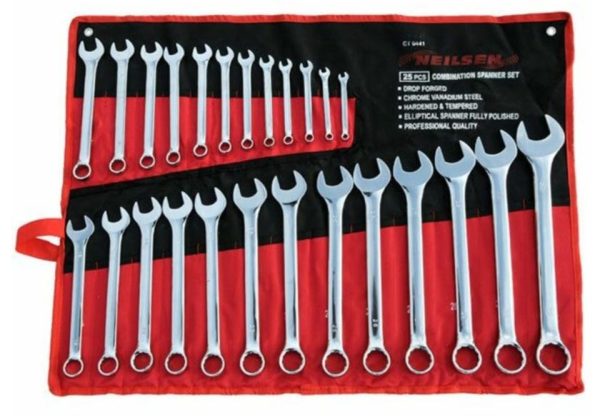 25 Piece Neilsen Combination Spanner Set