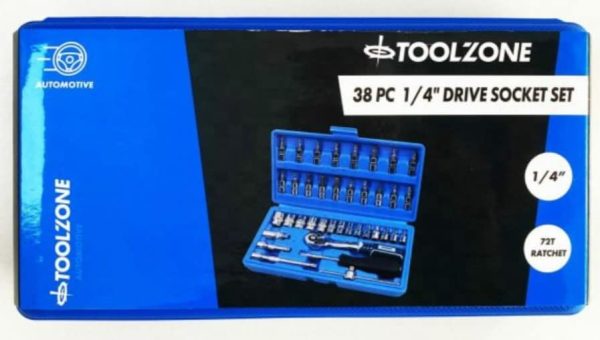 38 Piece 1/4 Crv Socket Set - Image 6