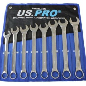 8 Piece Jumbo Metric Combination Wrench Set 22mm-32mm