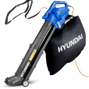 Hyundai Leaf Blower/Vacuum 12m Cable 45L Bag.