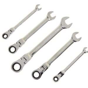 US.PRO 12 Piece Metric Flexible Gear Ratchet Combi Wrench Set.