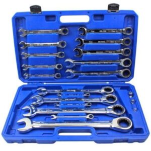 US.PRO 20 Piece Metric Gear Ratchet Combination Spanner Set.