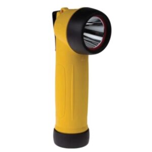 Wolf Safety R-50H ATEX, IECEx LED Torch Yellow - Rechargeable 80 Lumens, 195mm