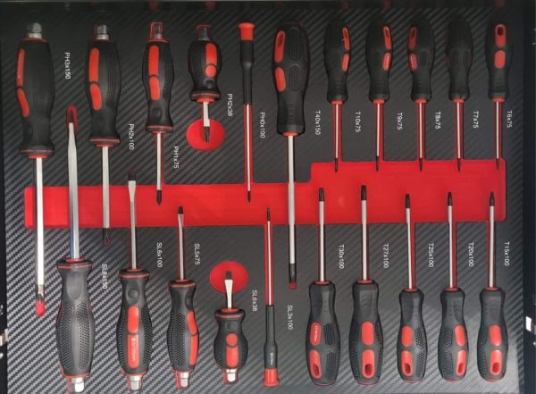 Pacini 7 Drawer Tool Chest On Strong Castor Wheels & Complete With Full Set Of Tools. - Image 5