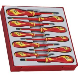 Teng Tools 10 Piece Insulated Screwdriver Set.