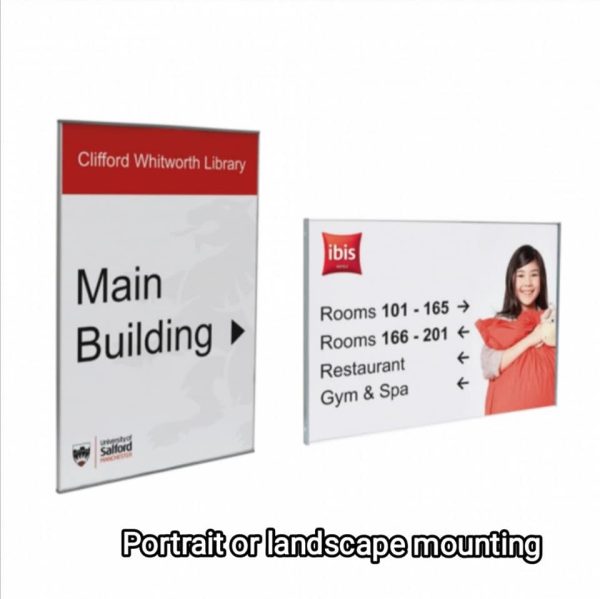 Robust Aluminium Sign Holder available in A6, A5, A4 & A3 - Image 4