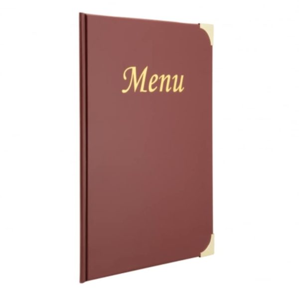 Traditional A4 PVC Menu Cover - Image 4