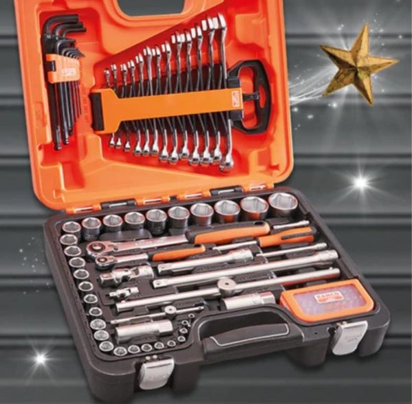 Bacho 95-Piece 1/4" & 1/2" Drive Socket & Mech Set. - Image 5