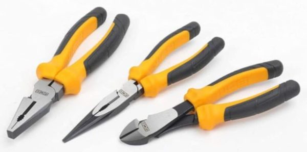JCB Tools 3 Piece Plier Set in Heavy-Duty Steel - Image 2